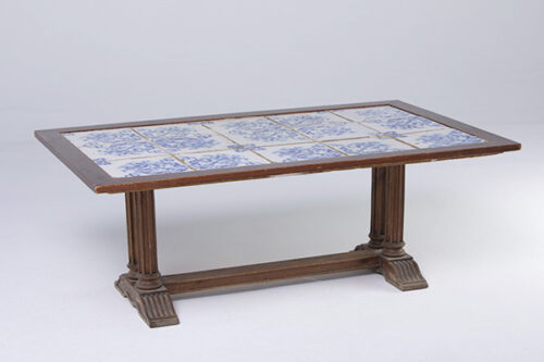 Mesa rectangular rústica