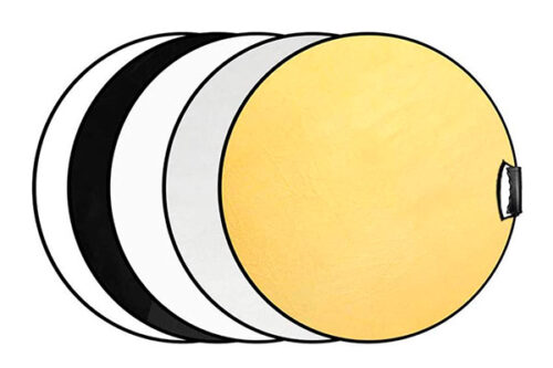 Reflector redondo plegable