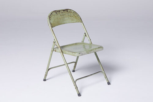 Silla plegable verde