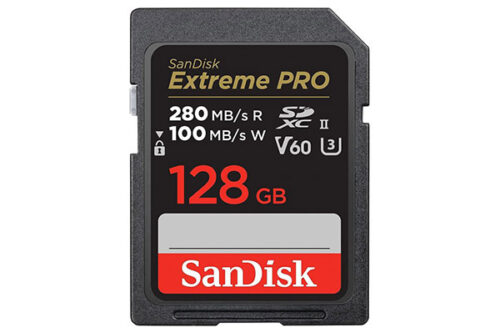 Tarjeta Extreme PRO SDXC de 128 GB