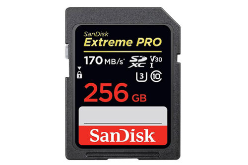 Tarjeta Extreme PRO SDXC de 256 GB
